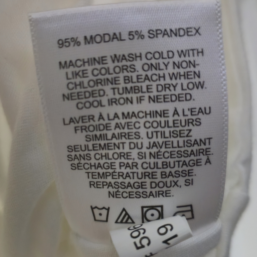 EXPRESS X ROCKY BARNES Elegant White Ruched Top Size M - Picture 2 of 3